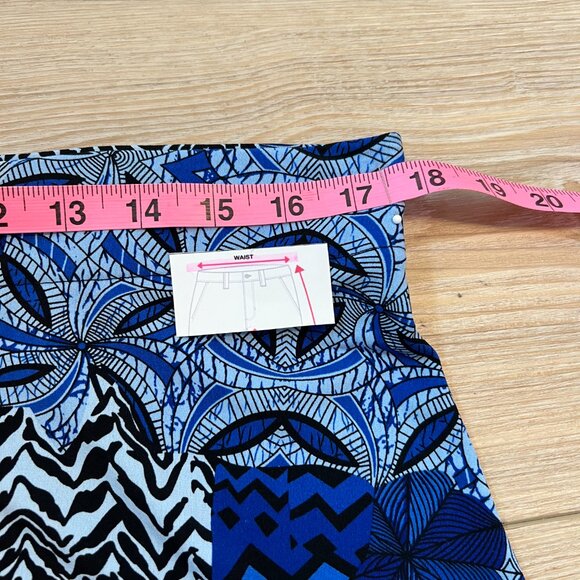 🌸Vintage-vibe Tanjay Floral A-Line Long Skirt Size 14 Elastic Waist ☀️ - Picture 6 of 6